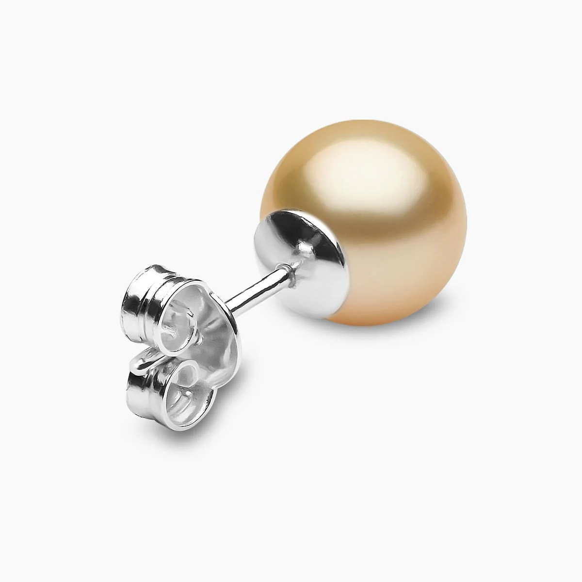 yellow pearl studs