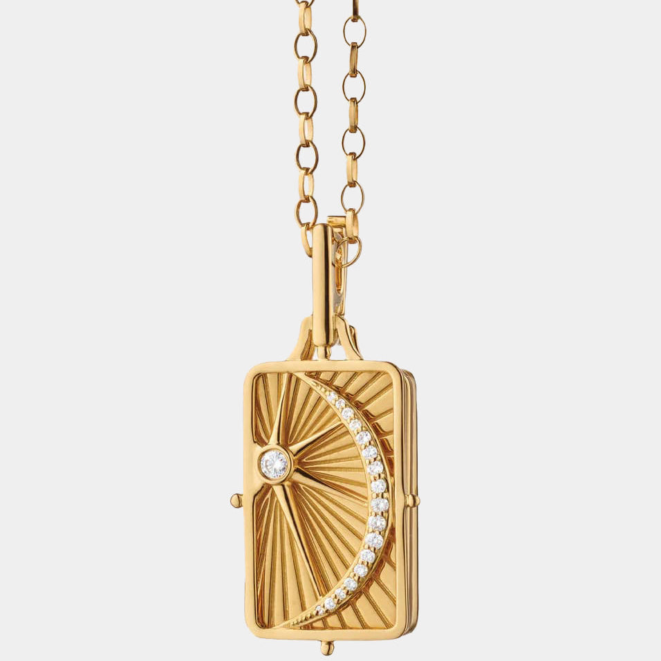 sun moon and stars locket