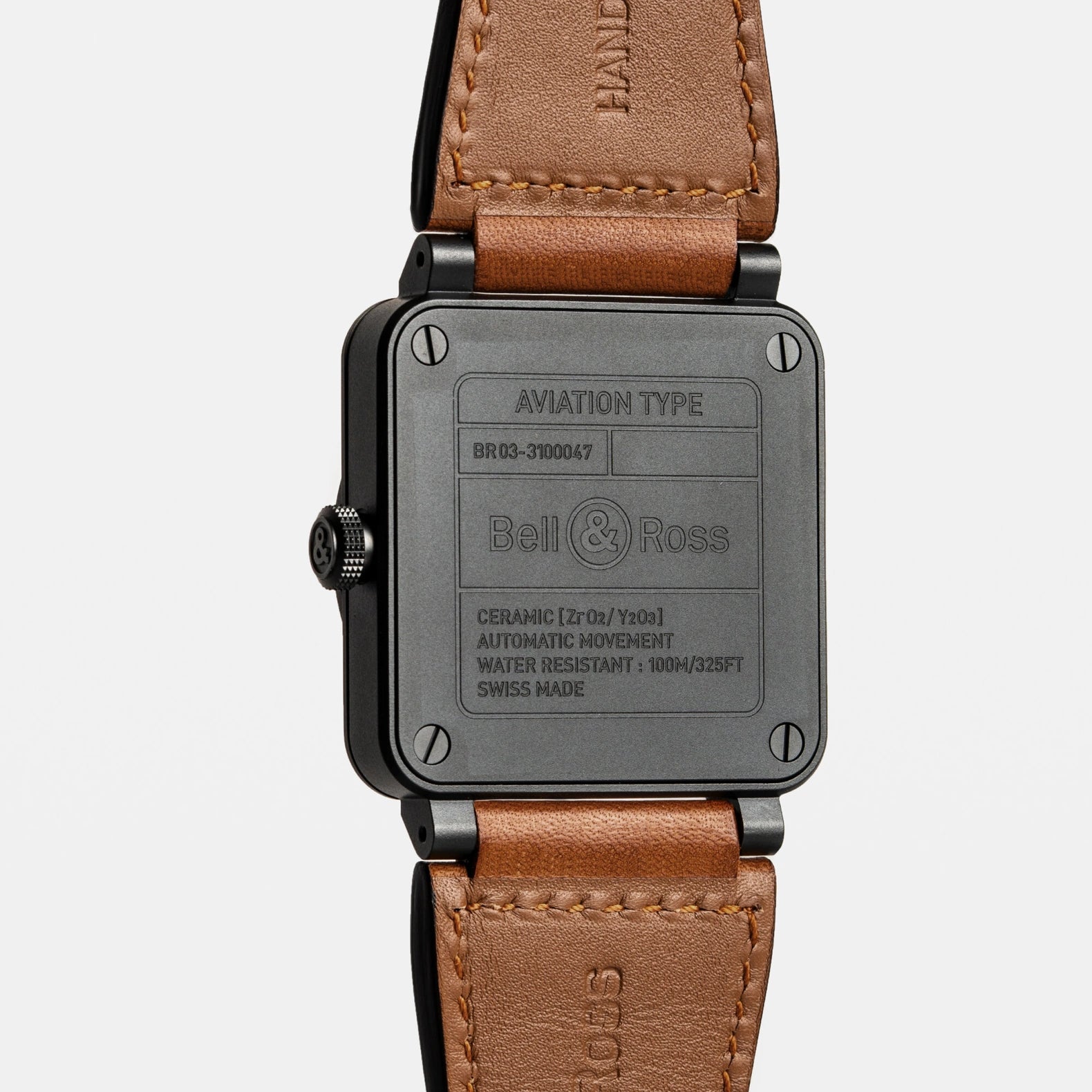 BR-03 Heritage 41mm - Black Dial on Strap