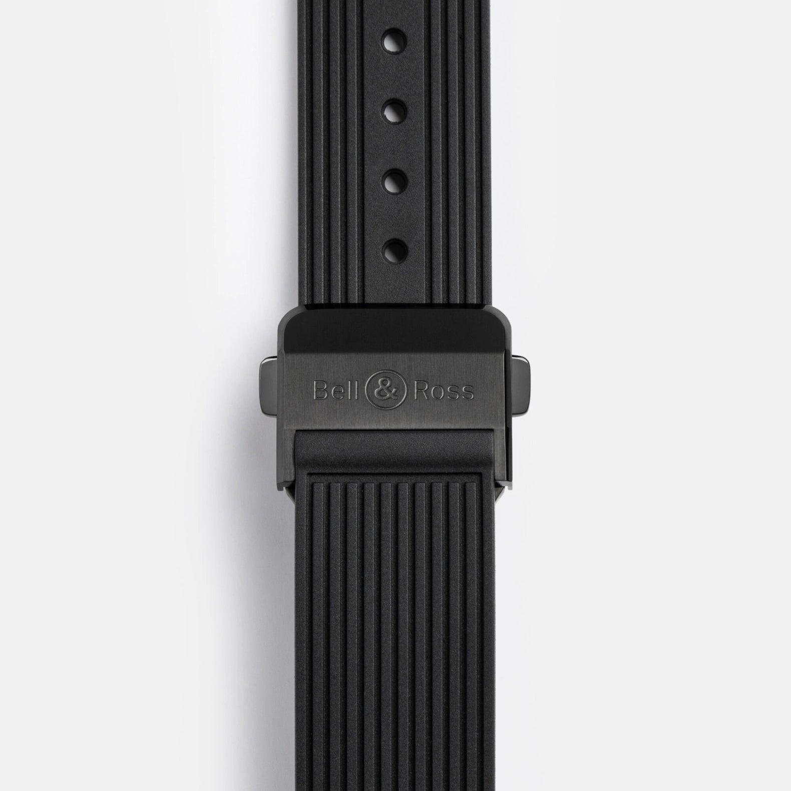 BR-05 Black Ceramic 41mm - Black Dial on Strap