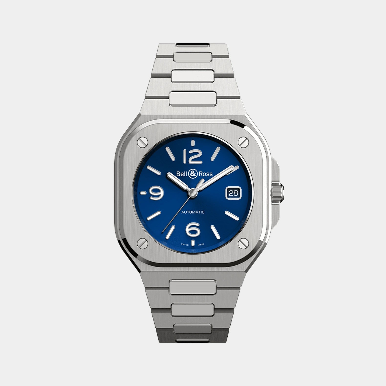 BR-05 Blue Steel 40mm - Blue Dial on Bracelet