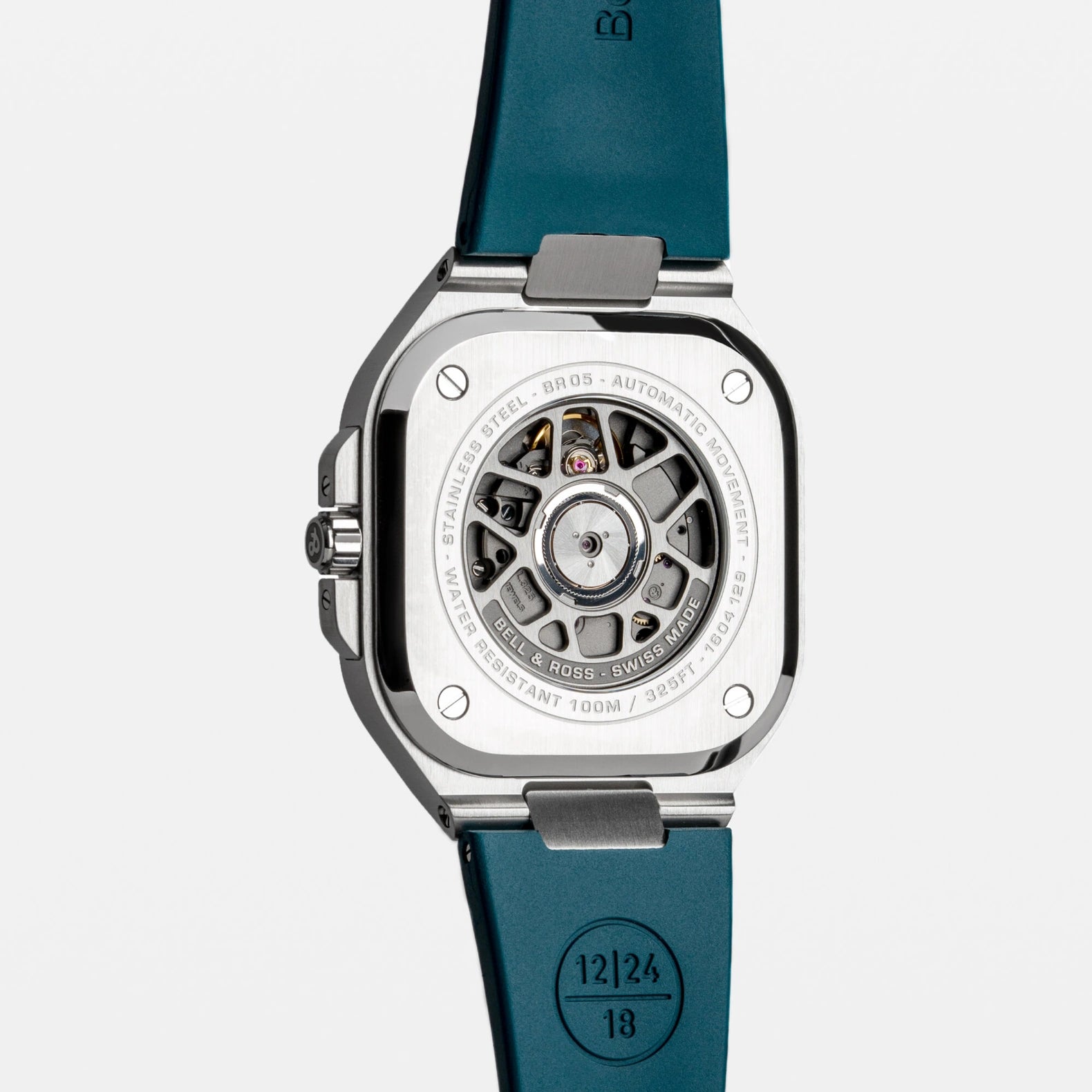 BR-05 GMT Sky Blue 41mm - Blue Dial on Strap