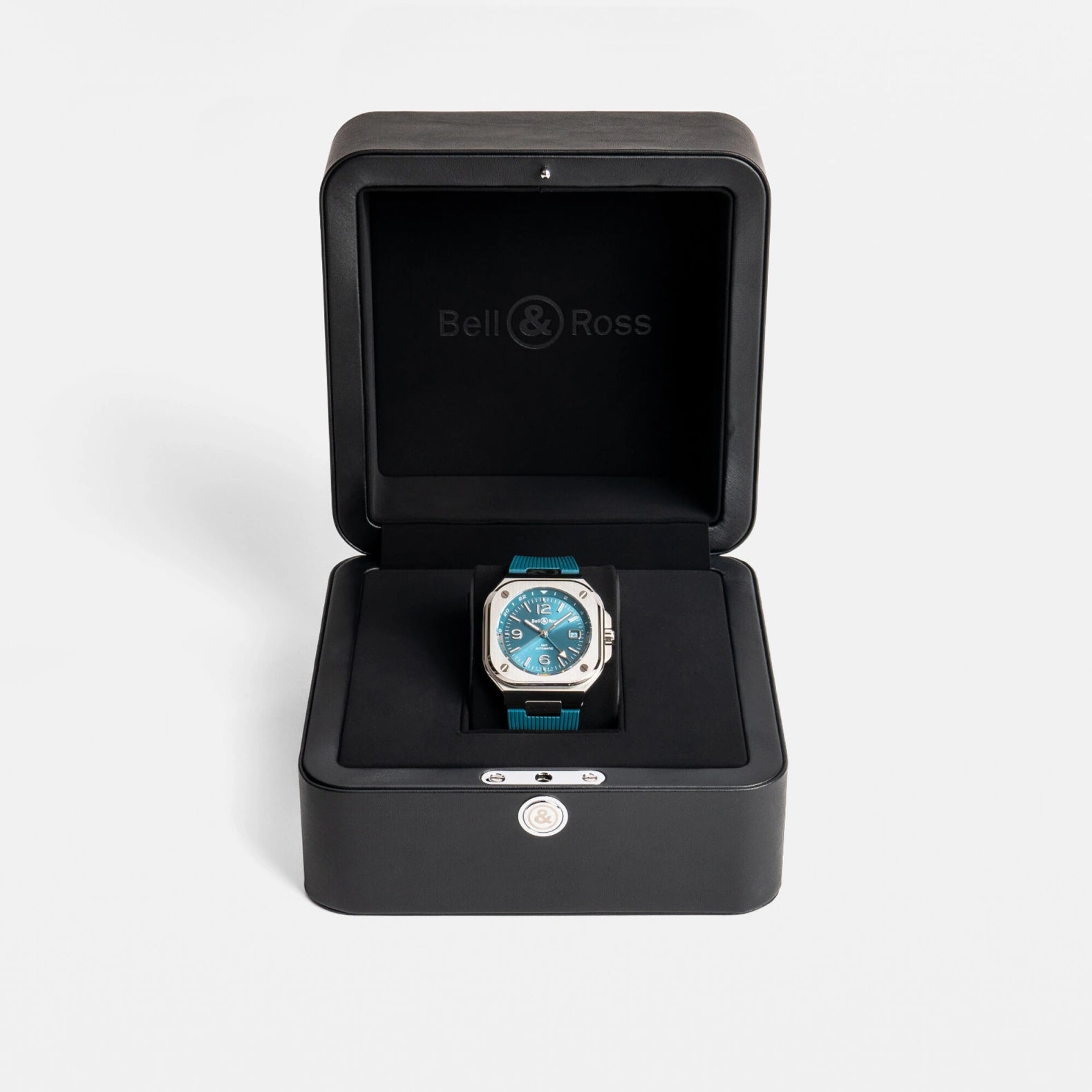 BR-05 GMT Sky Blue 41mm - Blue Dial on Strap