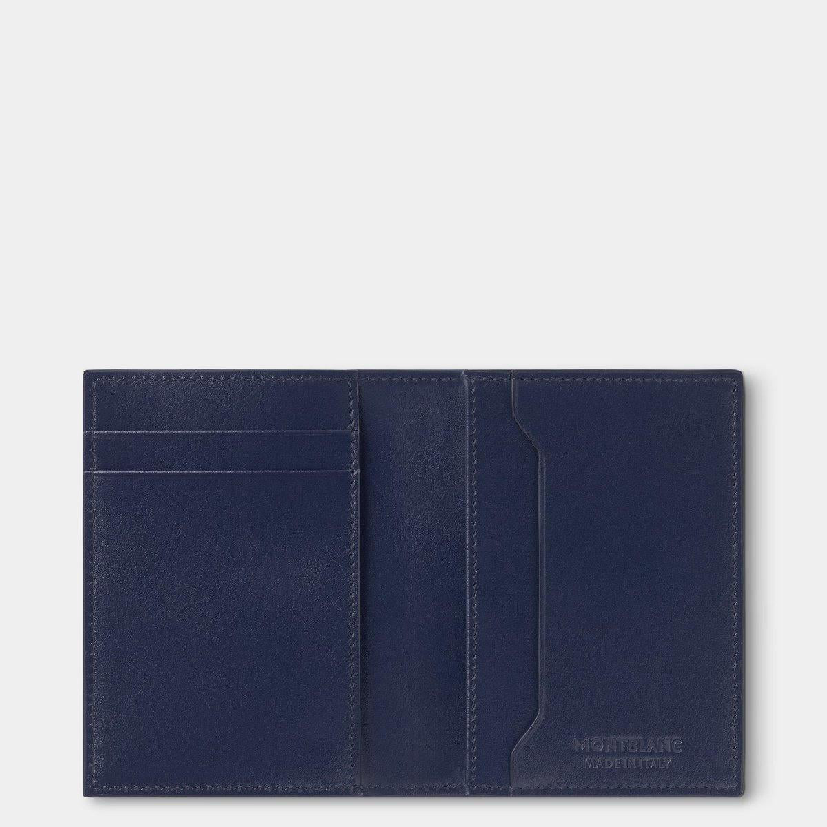 Meisterstück Card Holder 4cc - Ink Blue
