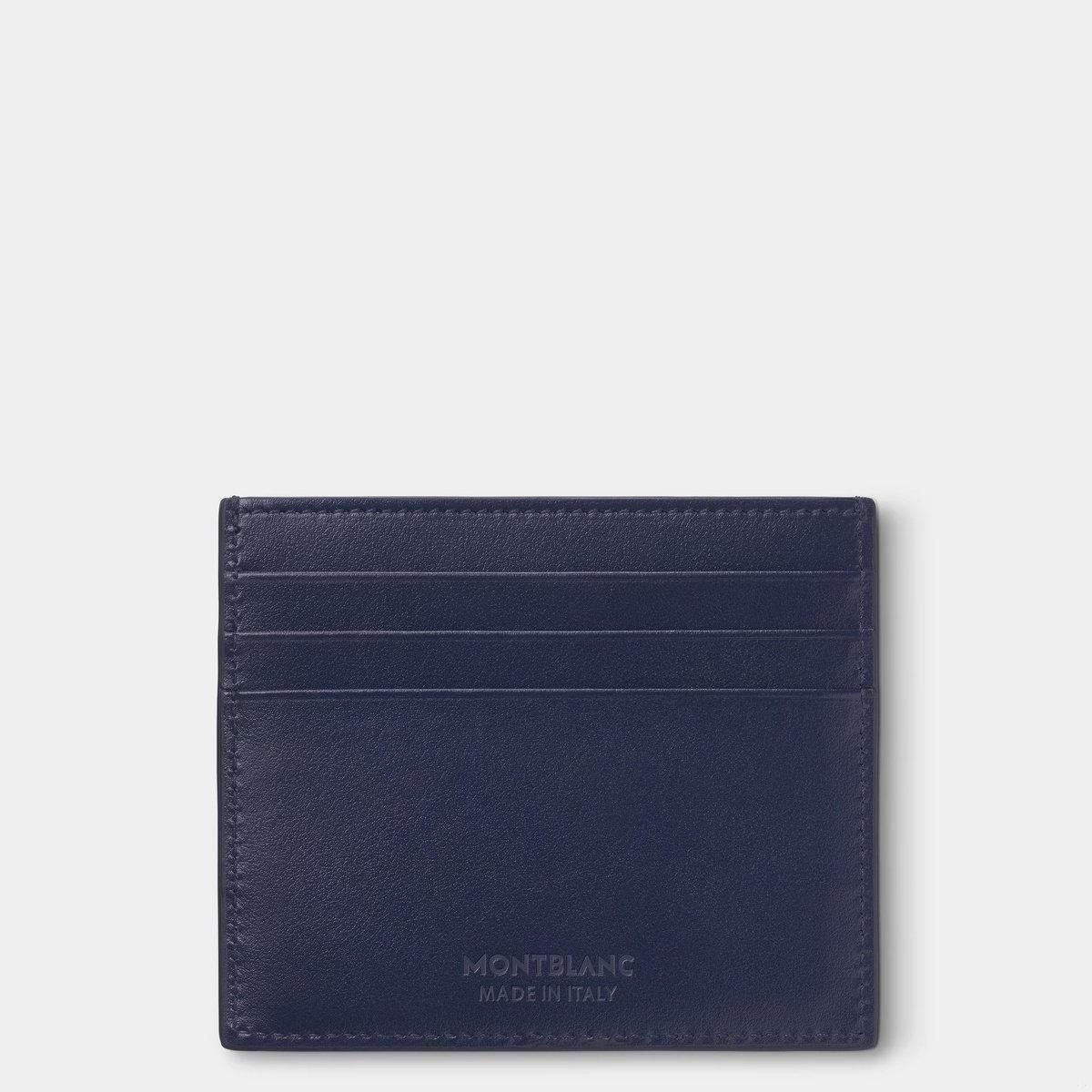 Meisterstück Card Holder 6cc - Ink Blue