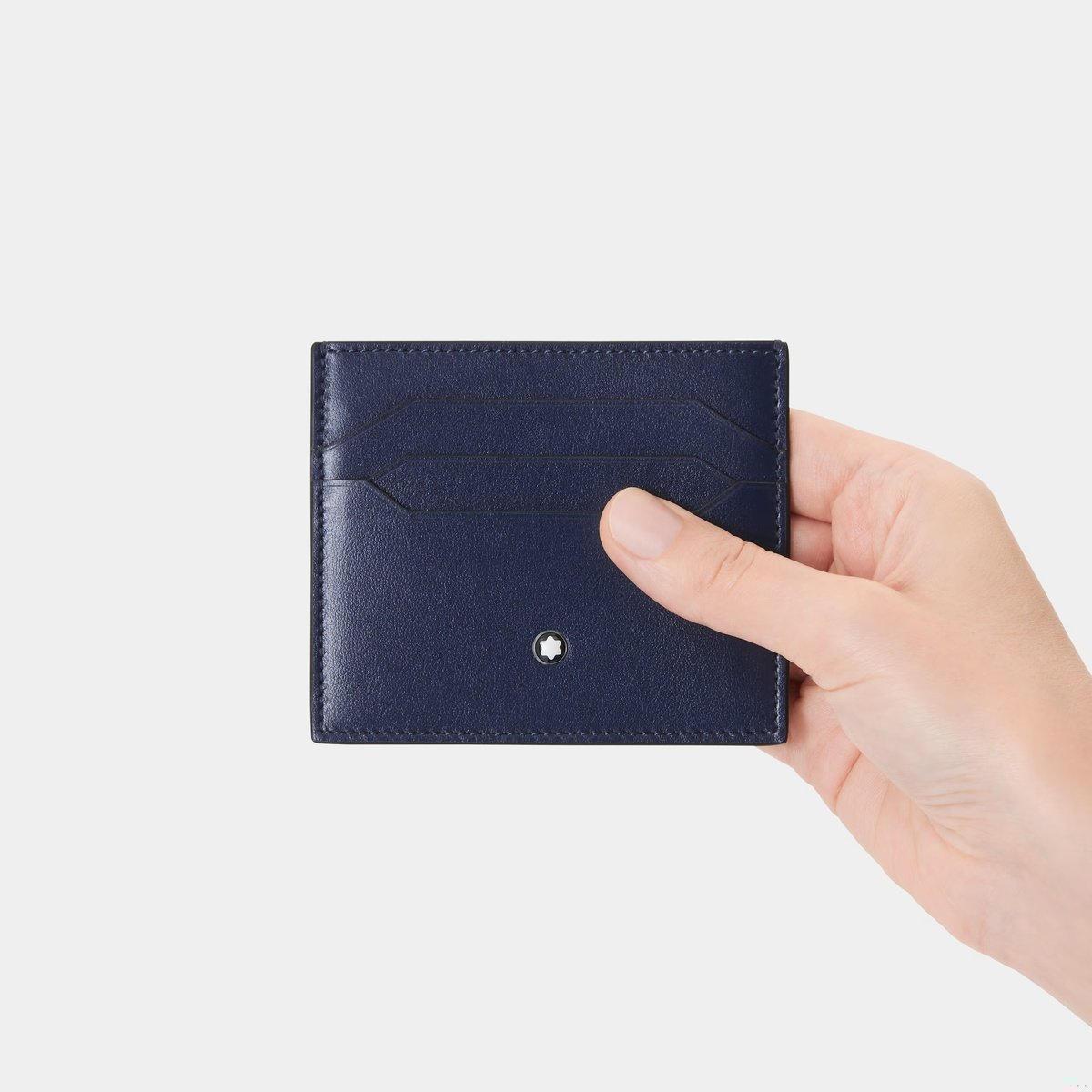 Meisterstück Card Holder 6cc - Ink Blue