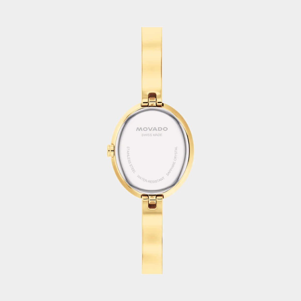 Museum Bangle Gold - Silver White Dial on Bracelet