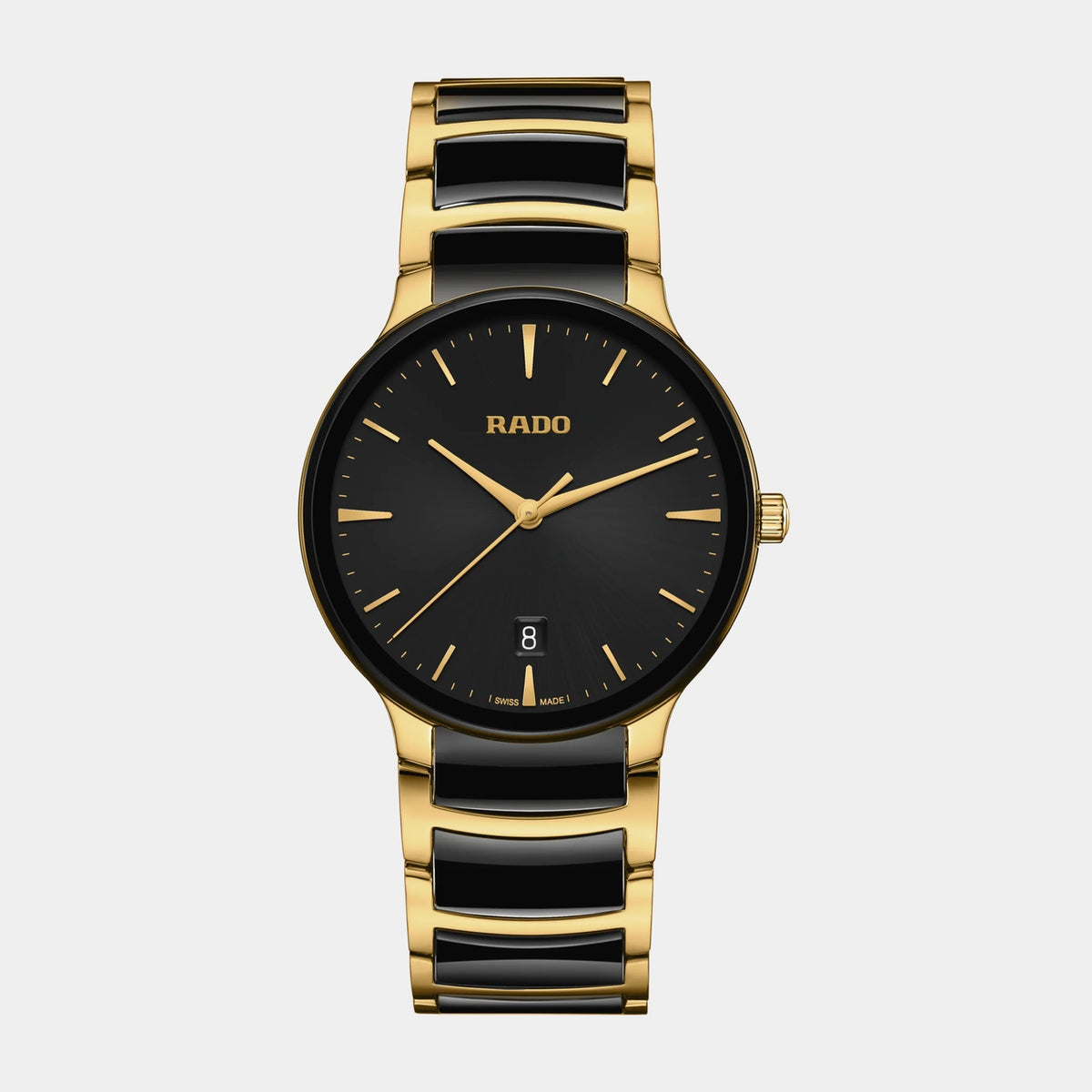 Centrix Quartz 39.5mm - Black Dial on Bracelet