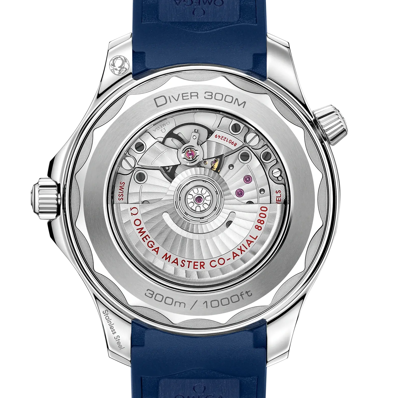 Seamaster Diver 300M 42mm - Blue Dial on Rubber Strap