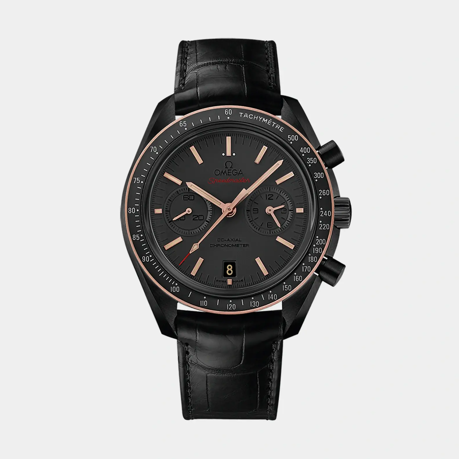 Speedmaster Dark Side of the Moon Ceramic - Dark Grey Dial on Strap