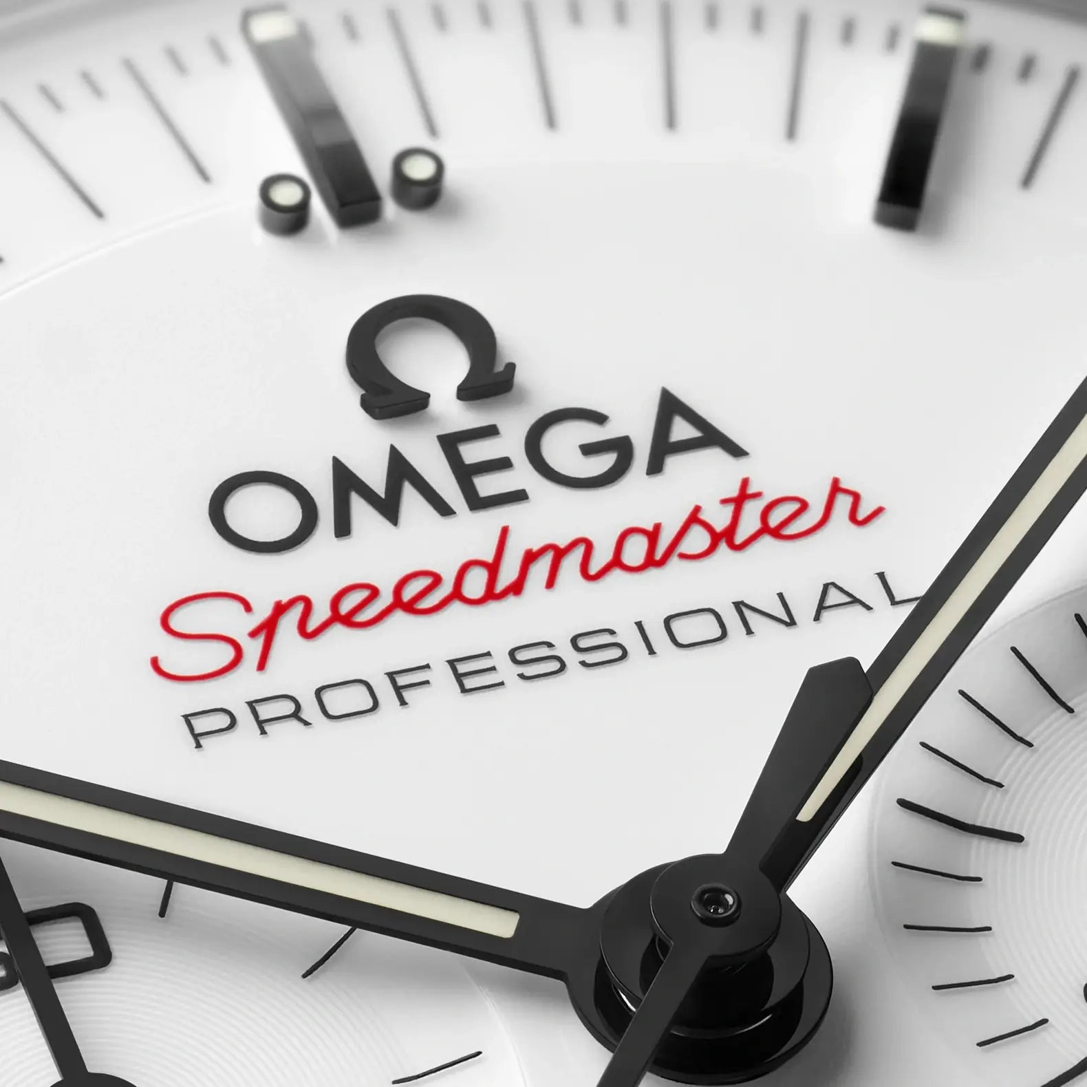 Speedmaster Moonwatch Professional 42mm - White Dial on Rubber Strap