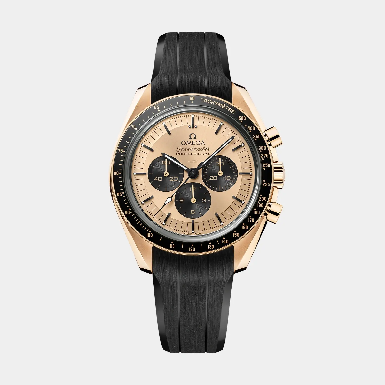 Speedmaster Moonwatch Professional Moonshine Gold - Gold Dial on Strap