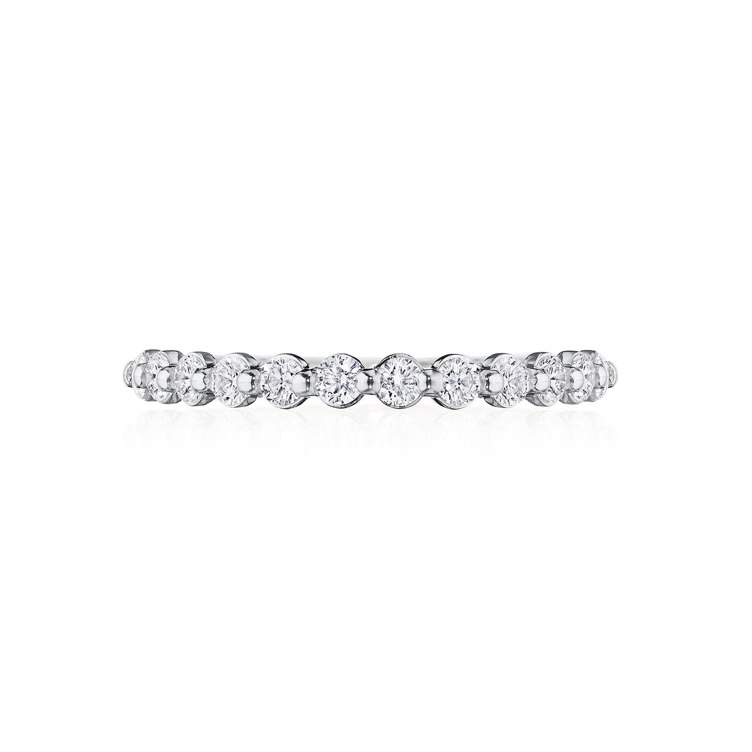 Round Diamond Wedding Ring Platinum - 2666B12