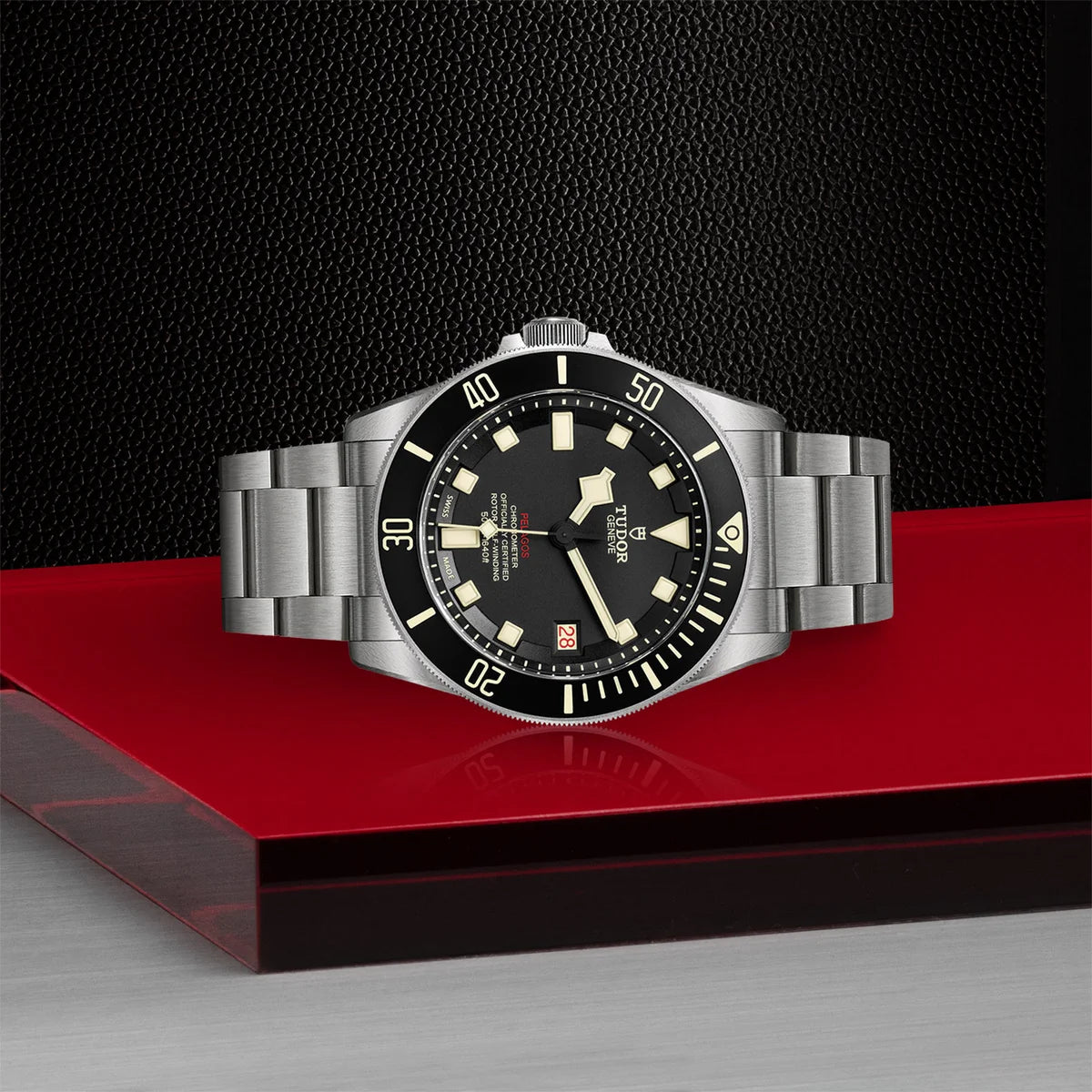 Pelagos LHD 42mm - Black Dial on 3-Link Bracelet
