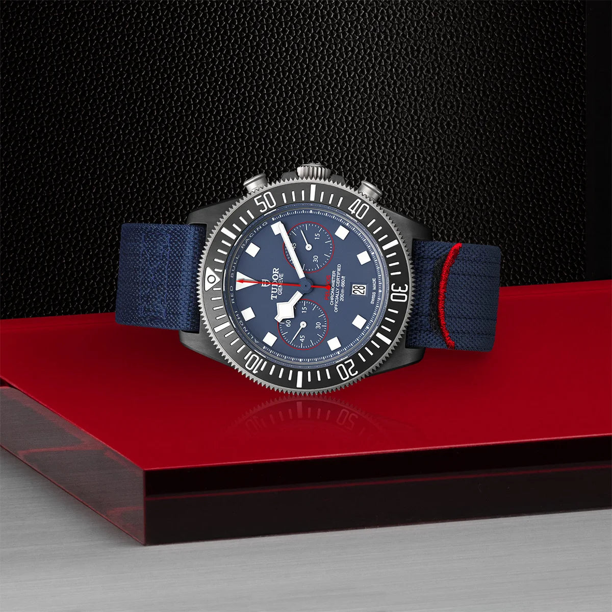 Pelagos FXD Chrono 43mm - Blue Dial on Fabric Strap