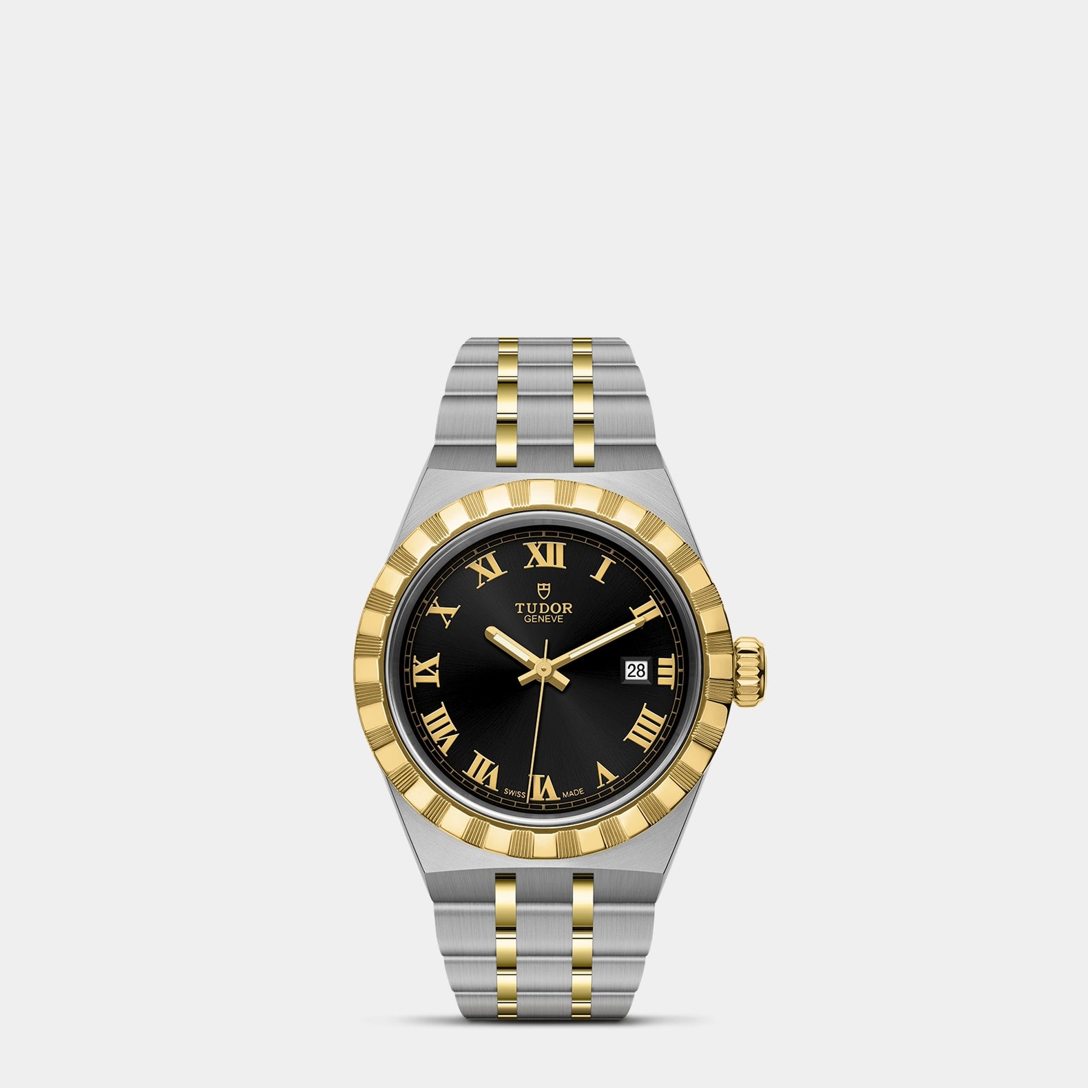 TUDOR Royal Two-Tone  28mm - Black Dial
