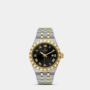 TUDOR Royal Two-Tone  28mm - Black Dial