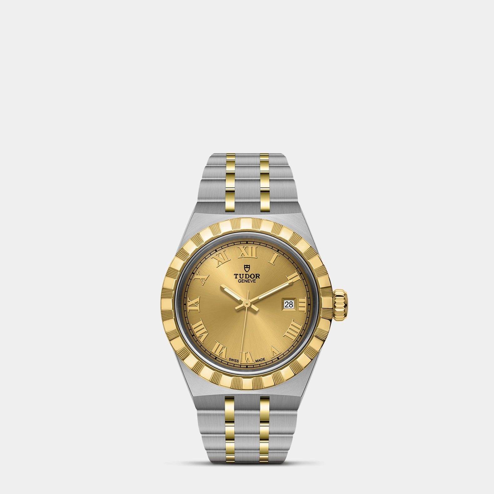 TUDOR Royal Two-Tone  28mm - Gold Dial