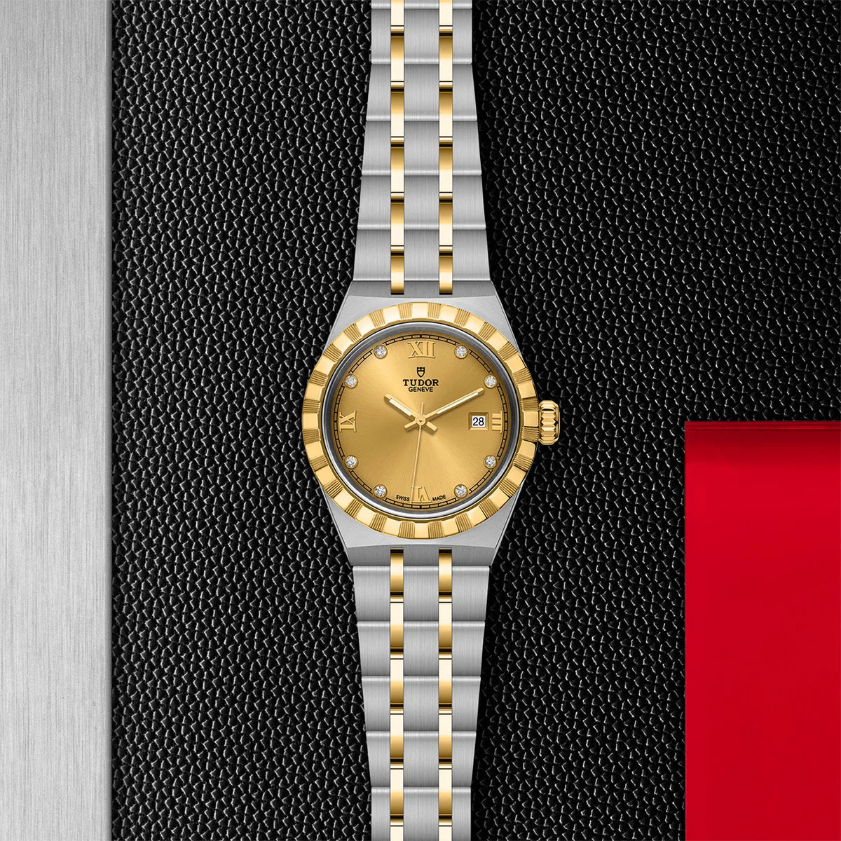TUDOR Royal Two-Tone  28mm - Gold Diamond Dial