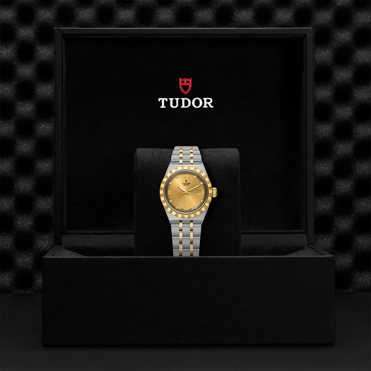 TUDOR Royal Two-Tone  28mm - Gold Diamond Dial