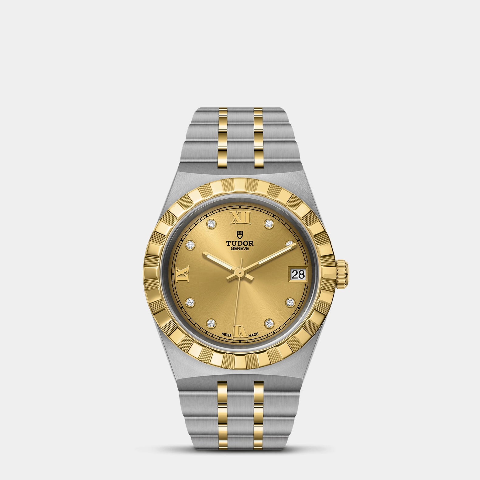 TUDOR Royal Two-Tone  34mm - Gold Diamond Dial
