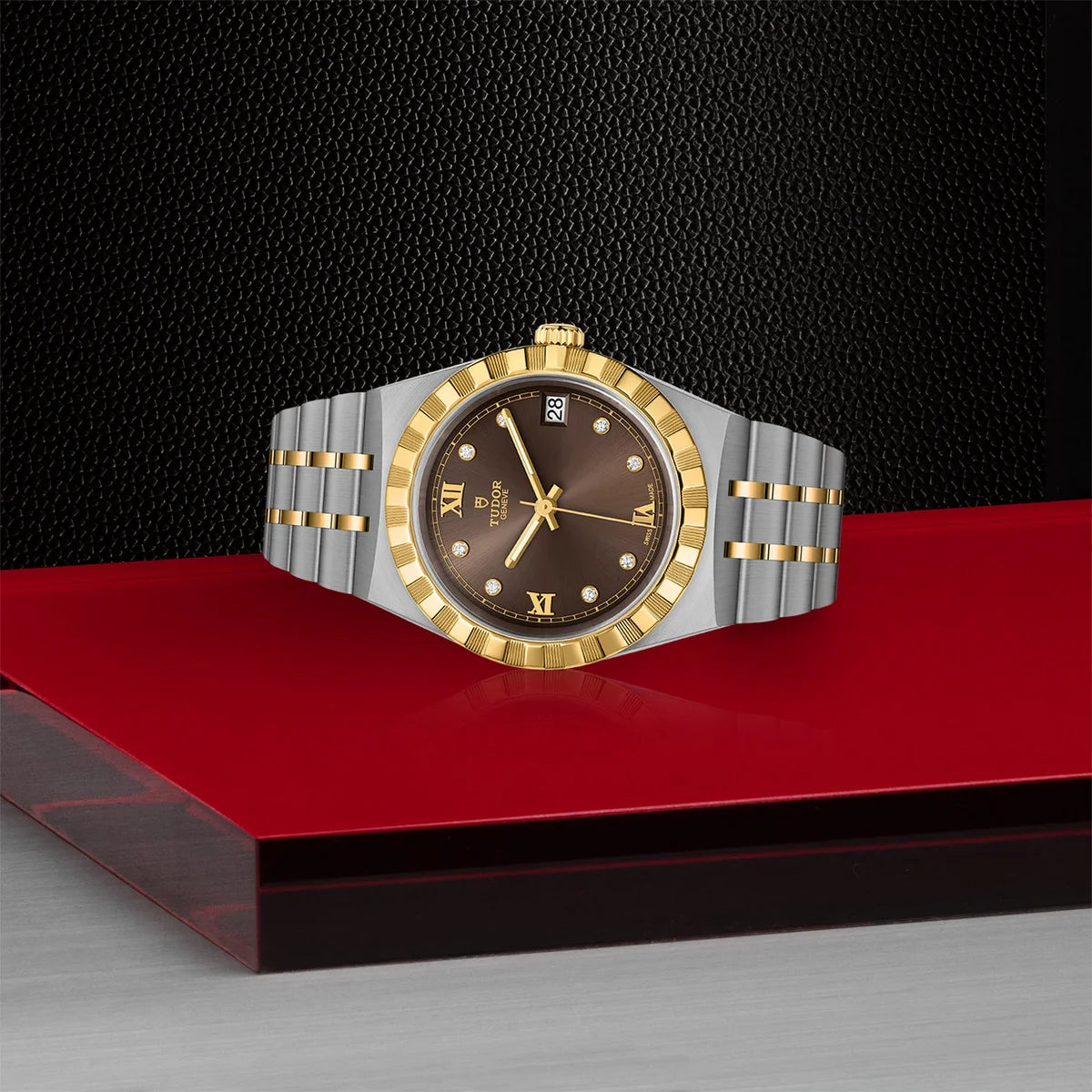 TUDOR Royal Two-Tone 34mm - Brown Diamond Dial