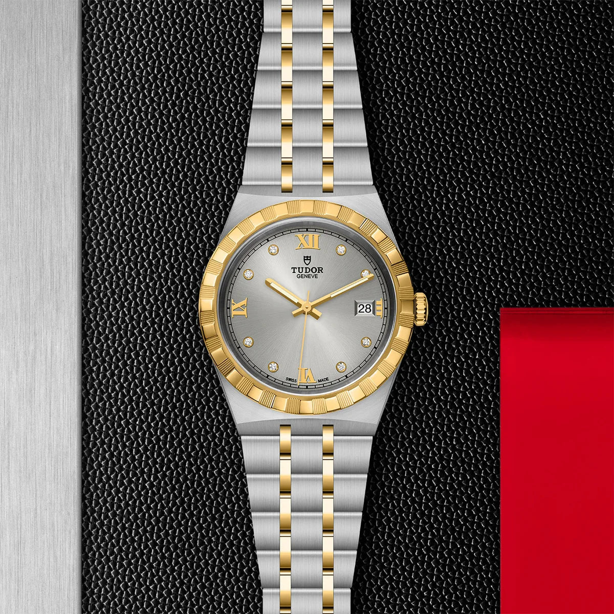 TUDOR Royal Two-Tone  38mm - Silver Diamond Dial