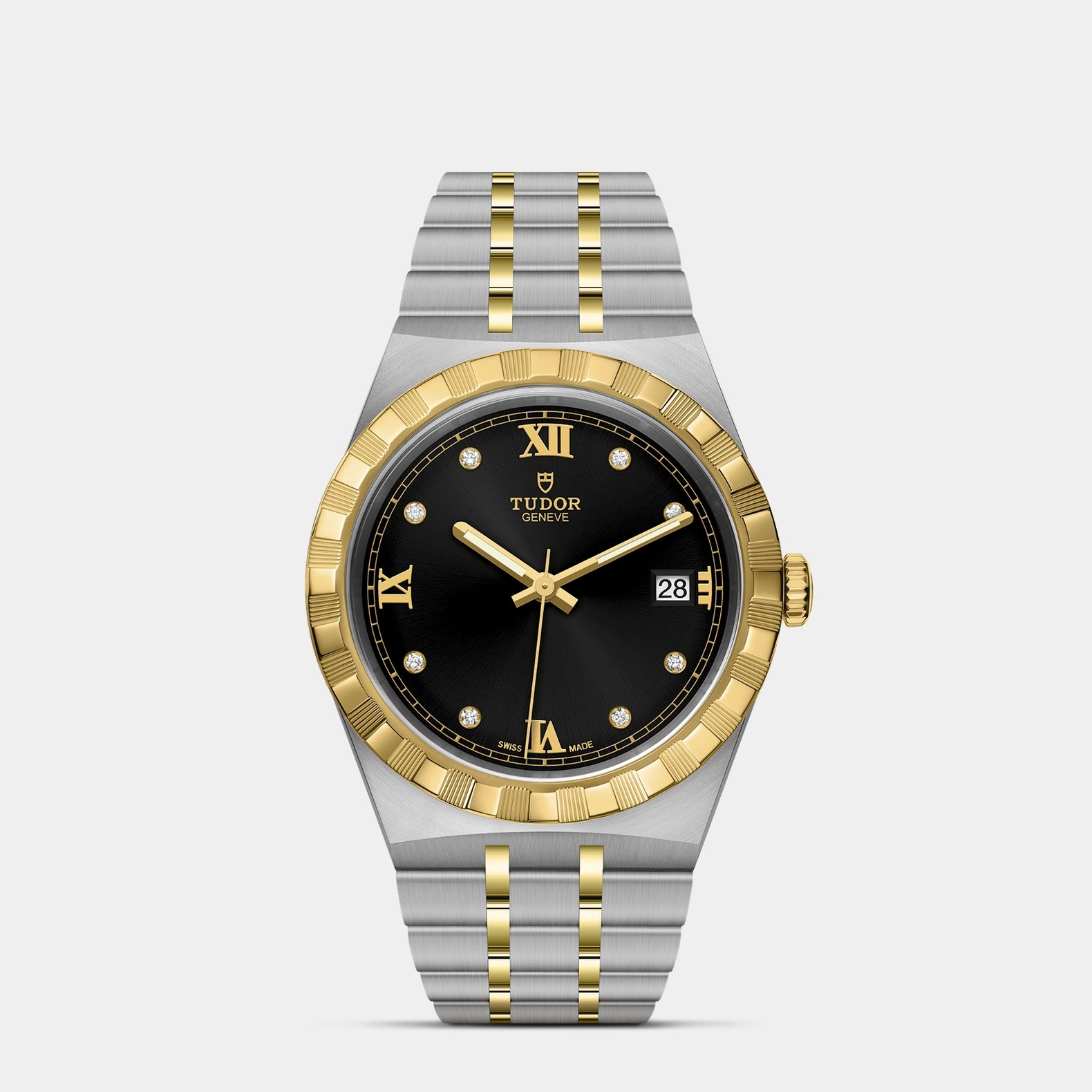 TUDOR Royal Two-Tone  38mm - Black Diamond Dial