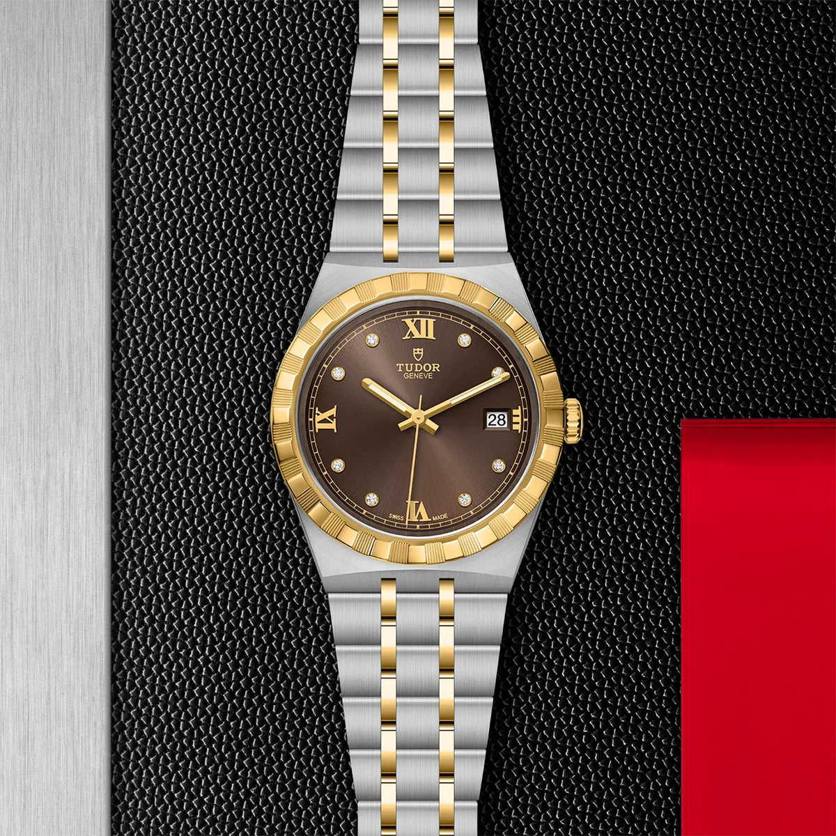 TUDOR Royal Two-Tone  38mm - Brown Diamond Dial