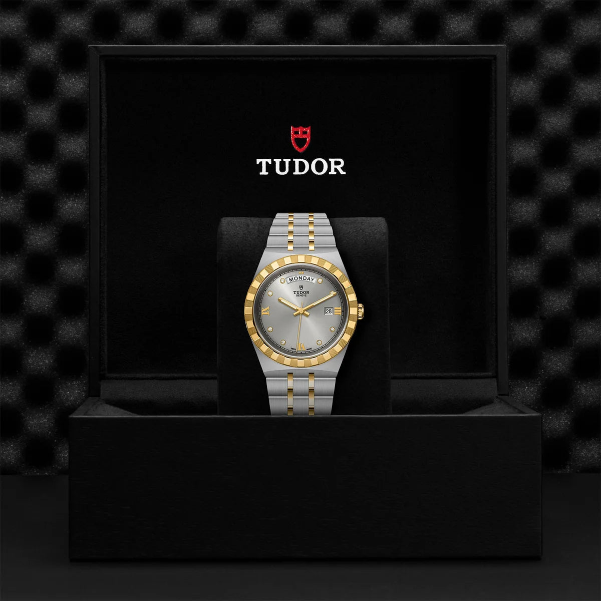 TUDOR Royal Two-Tone  41mm - Silver Diamond Dial