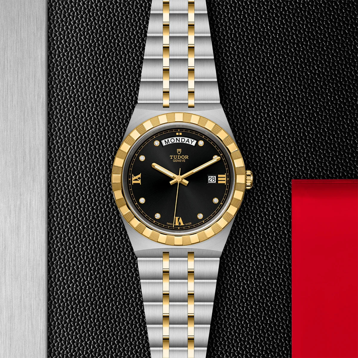 TUDOR Royal Two-Tone  41mm - Black Diamond Dial