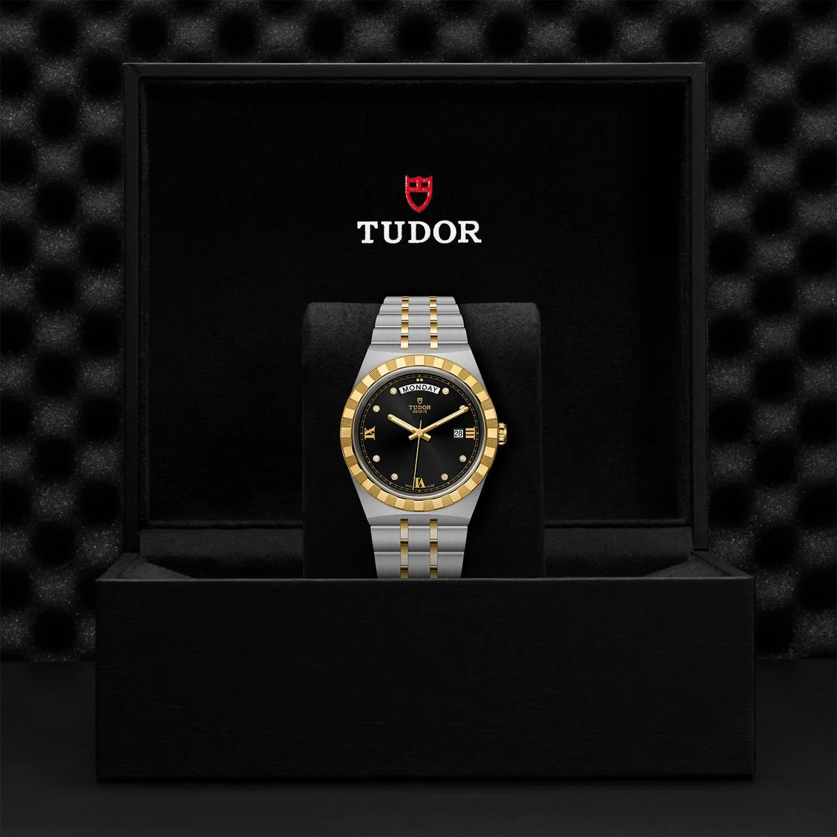 TUDOR Royal Two-Tone  41mm - Black Diamond Dial