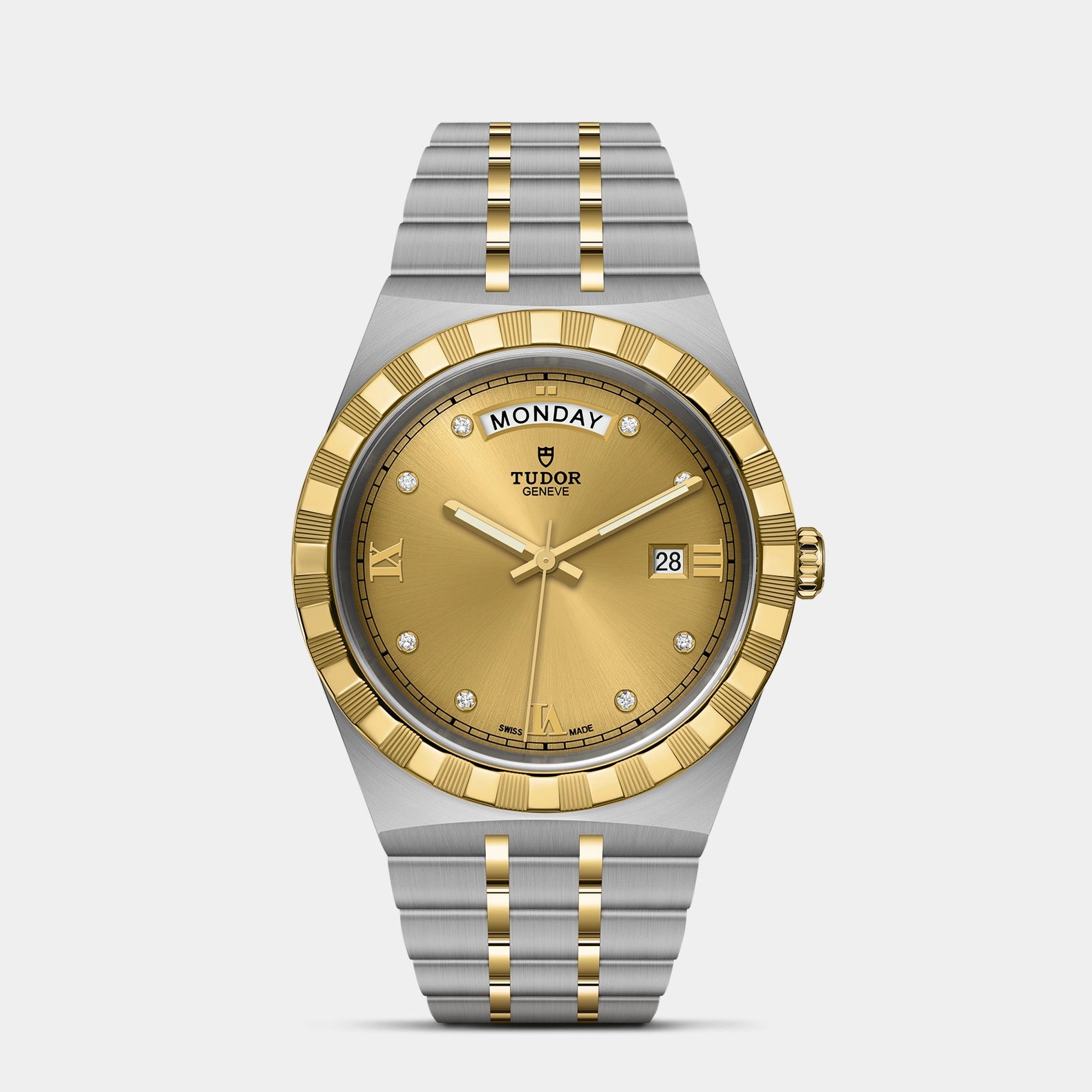 TUDOR Royal Two-Tone  41mm - Gold Diamond Dial
