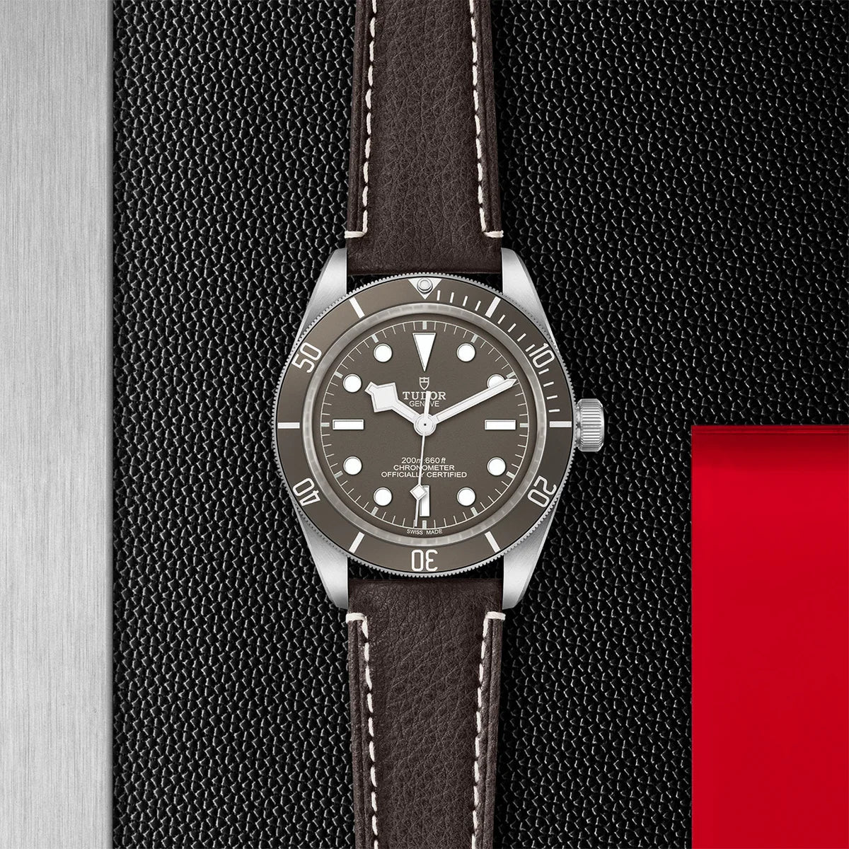 Black Bay 58 925 39mm - Grey Dial on Leather Strap