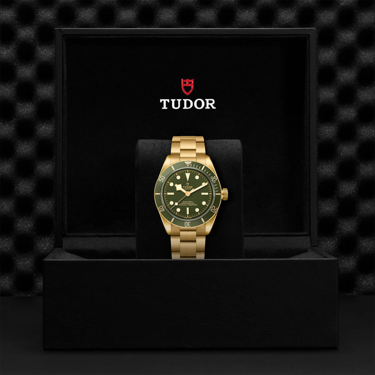 Black Bay 58 18k 39mm - Green Dial on 3-Link Bracelet