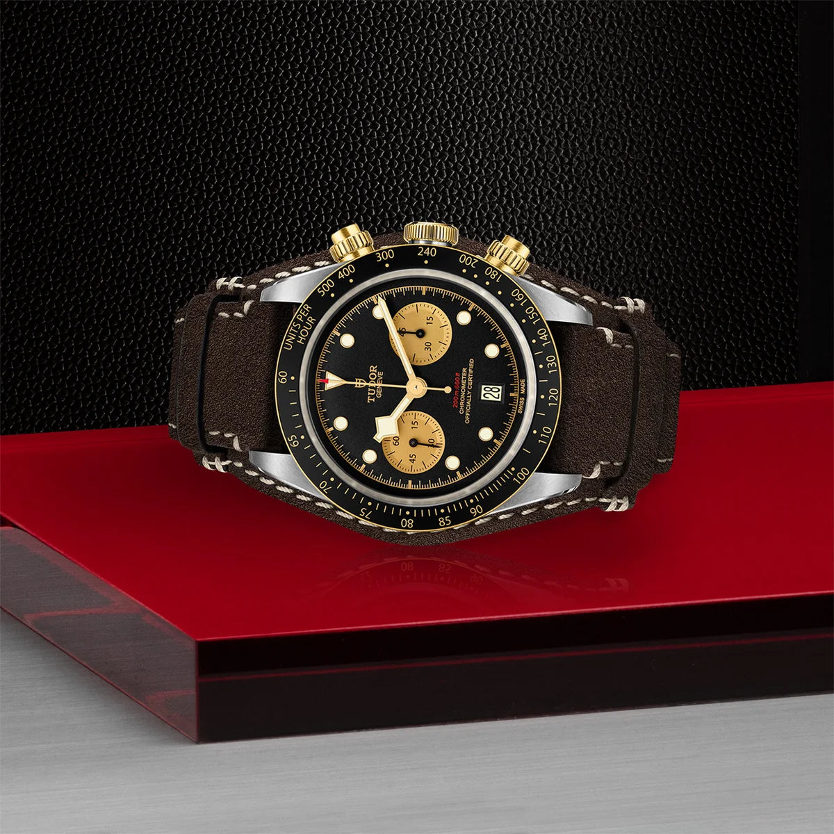 Black Bay Chrono S&G 41mm - Black Dial on Bund Strap