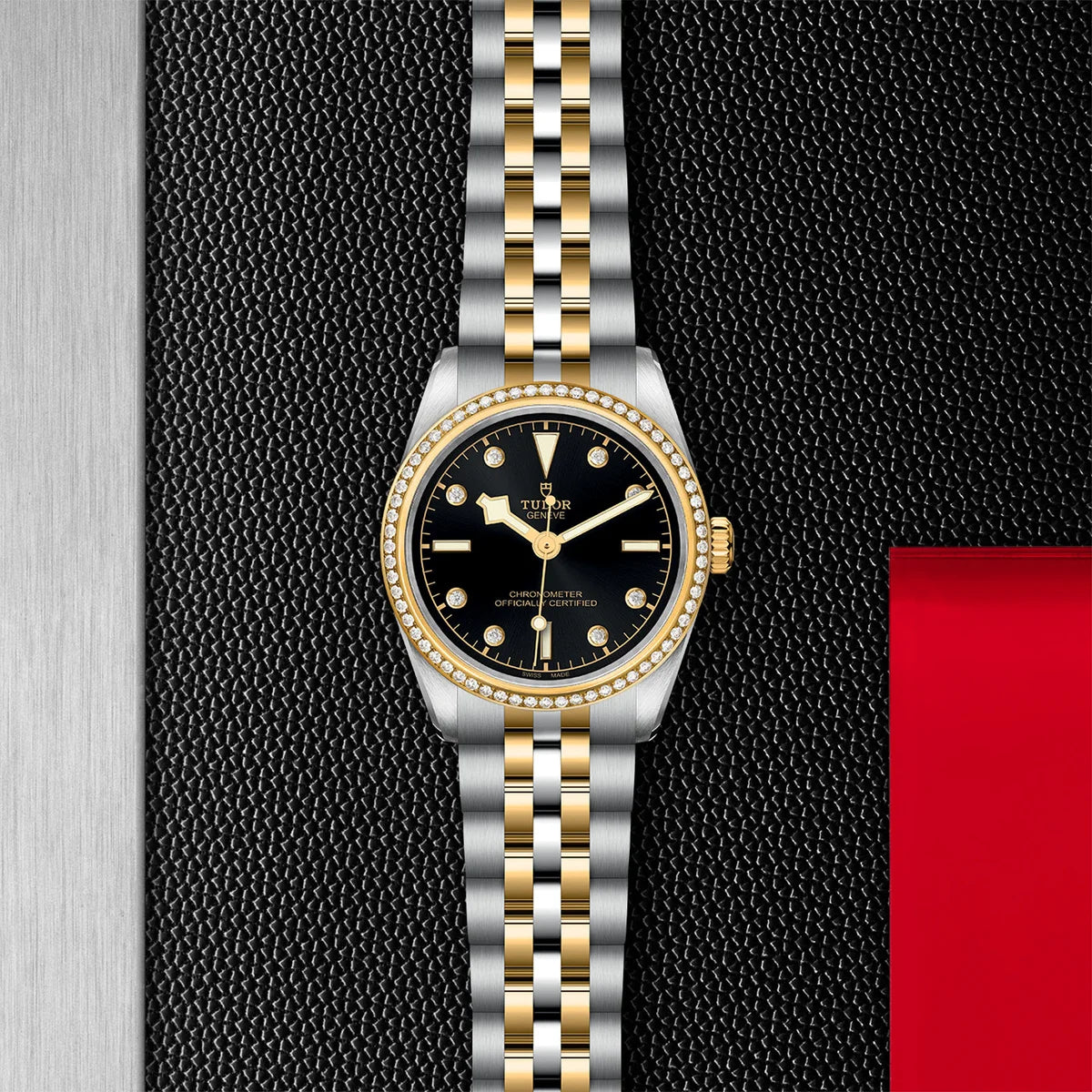 Black Bay One S&G 31mm - Black Dial Diamond Bezel on 5-Link Bracelet