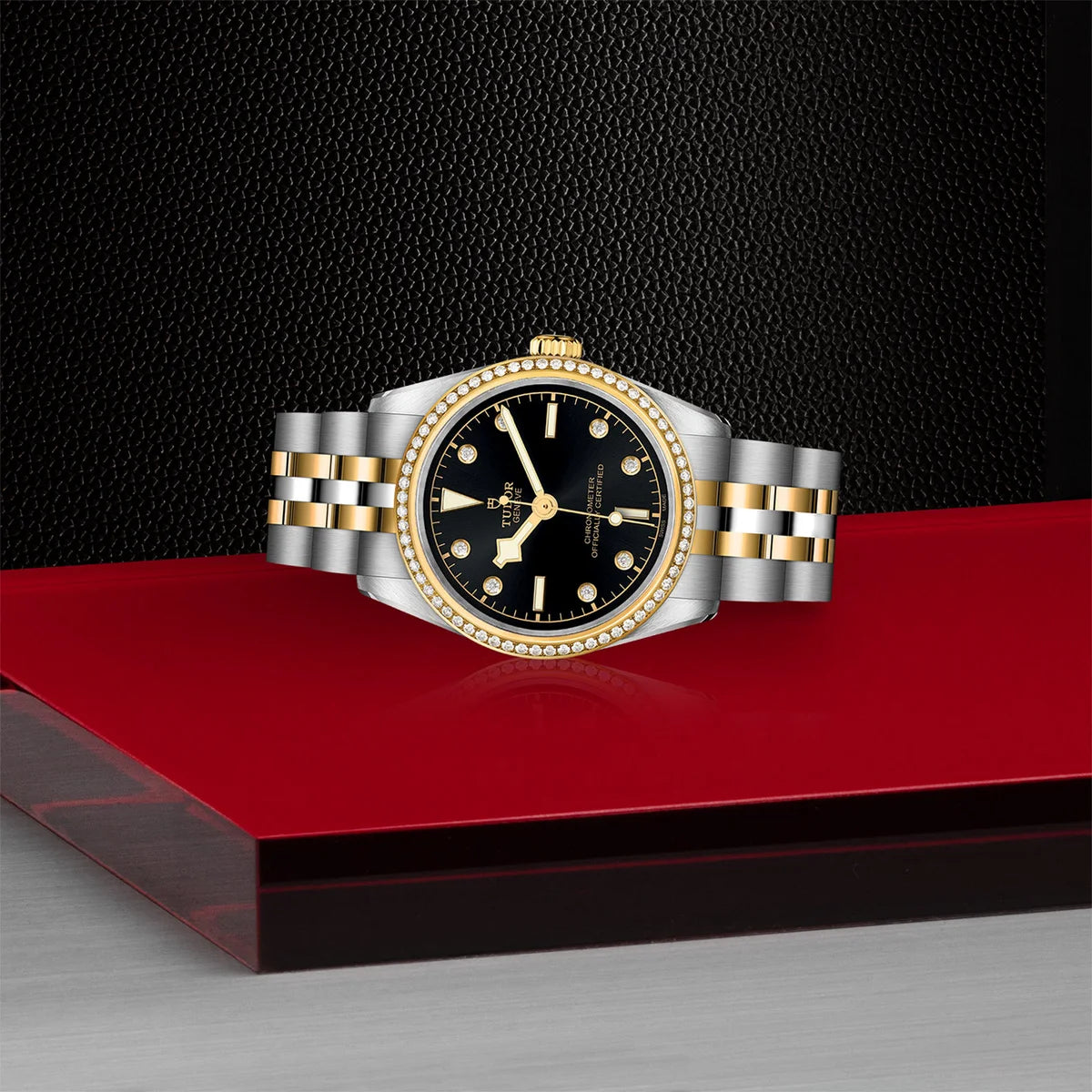 Black Bay One S&G 31mm - Black Dial Diamond Bezel on 5-Link Bracelet