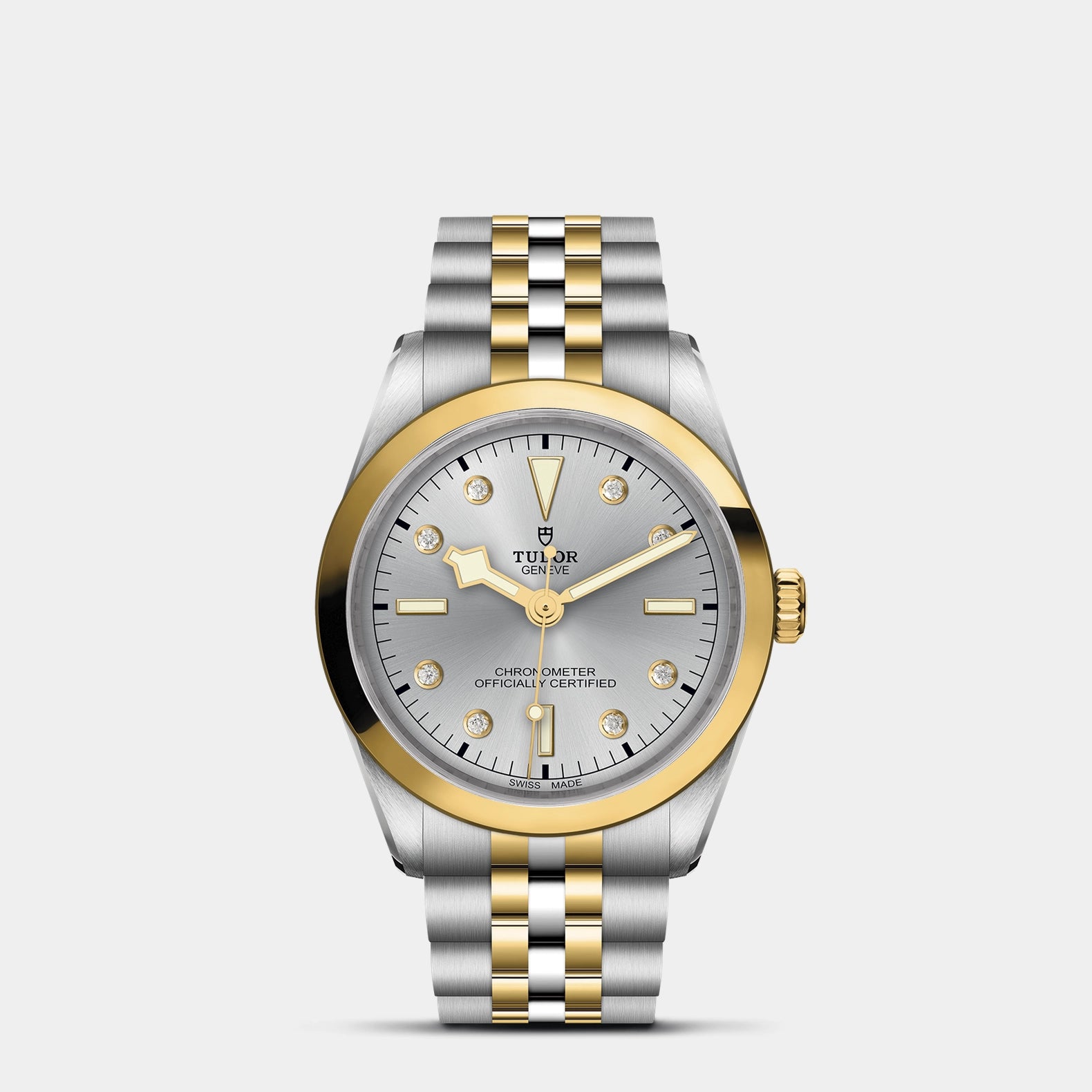 Black Bay One S&G 36mm - Silver Diamond Dial on 5-Link Bracelet