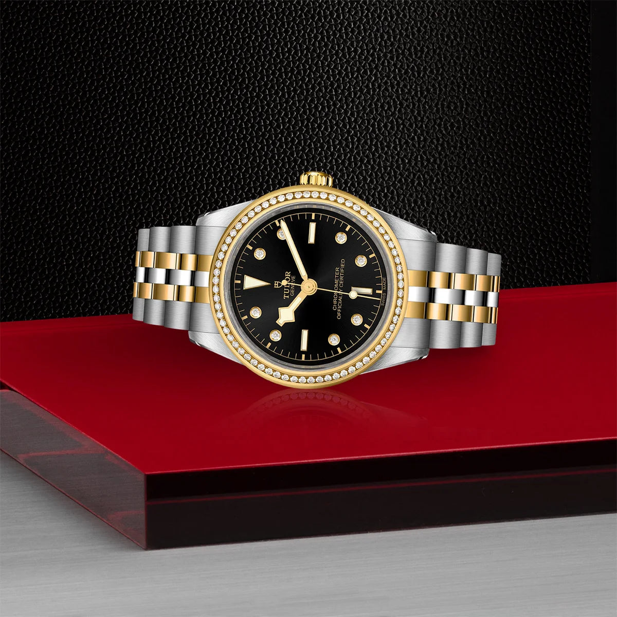 Black Bay One S&G 39mm - Black Dial Diamond Bezel on 5-Link Bracelet