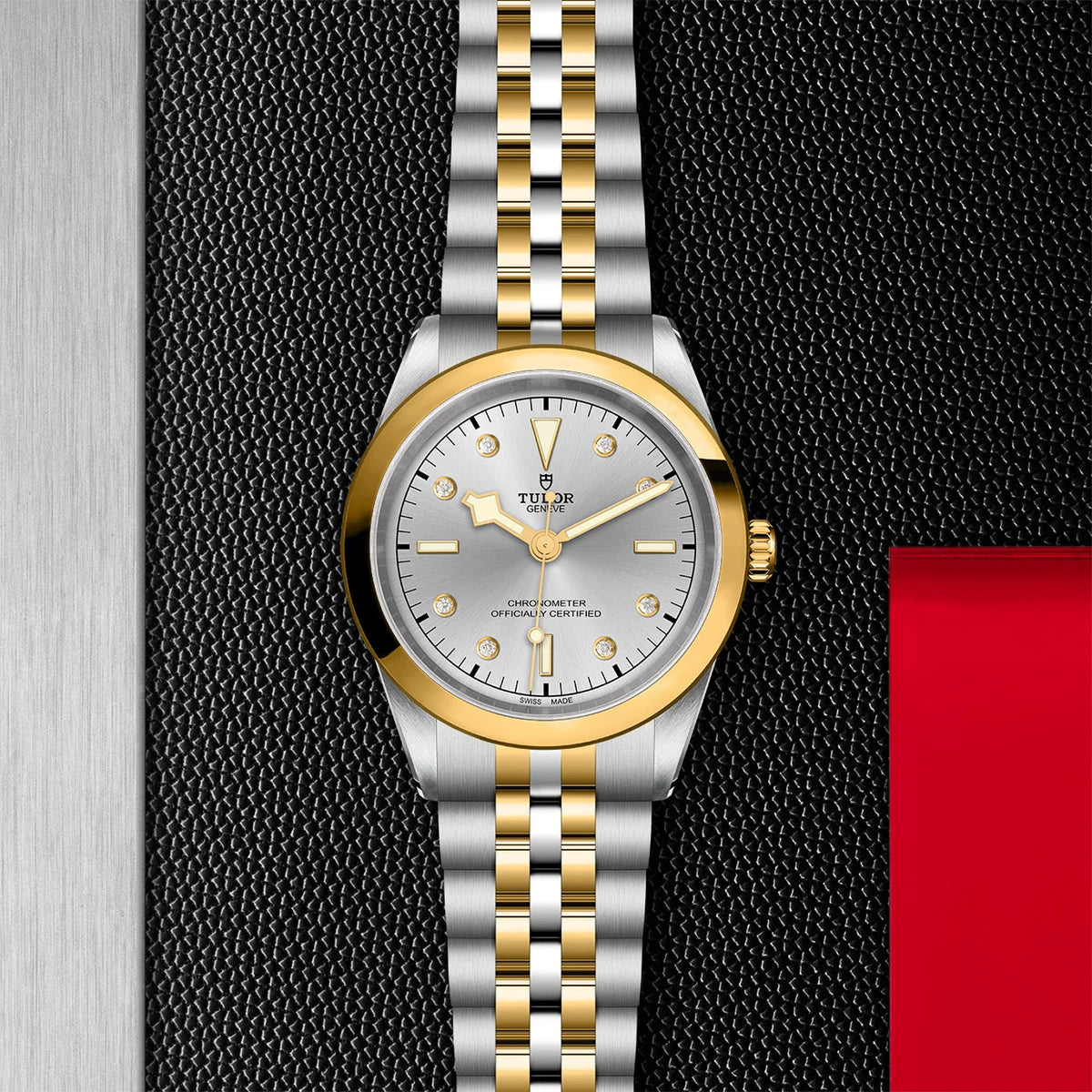 Black Bay One S&G 41mm - Silver Diamond Dial on 5-Link Bracelet