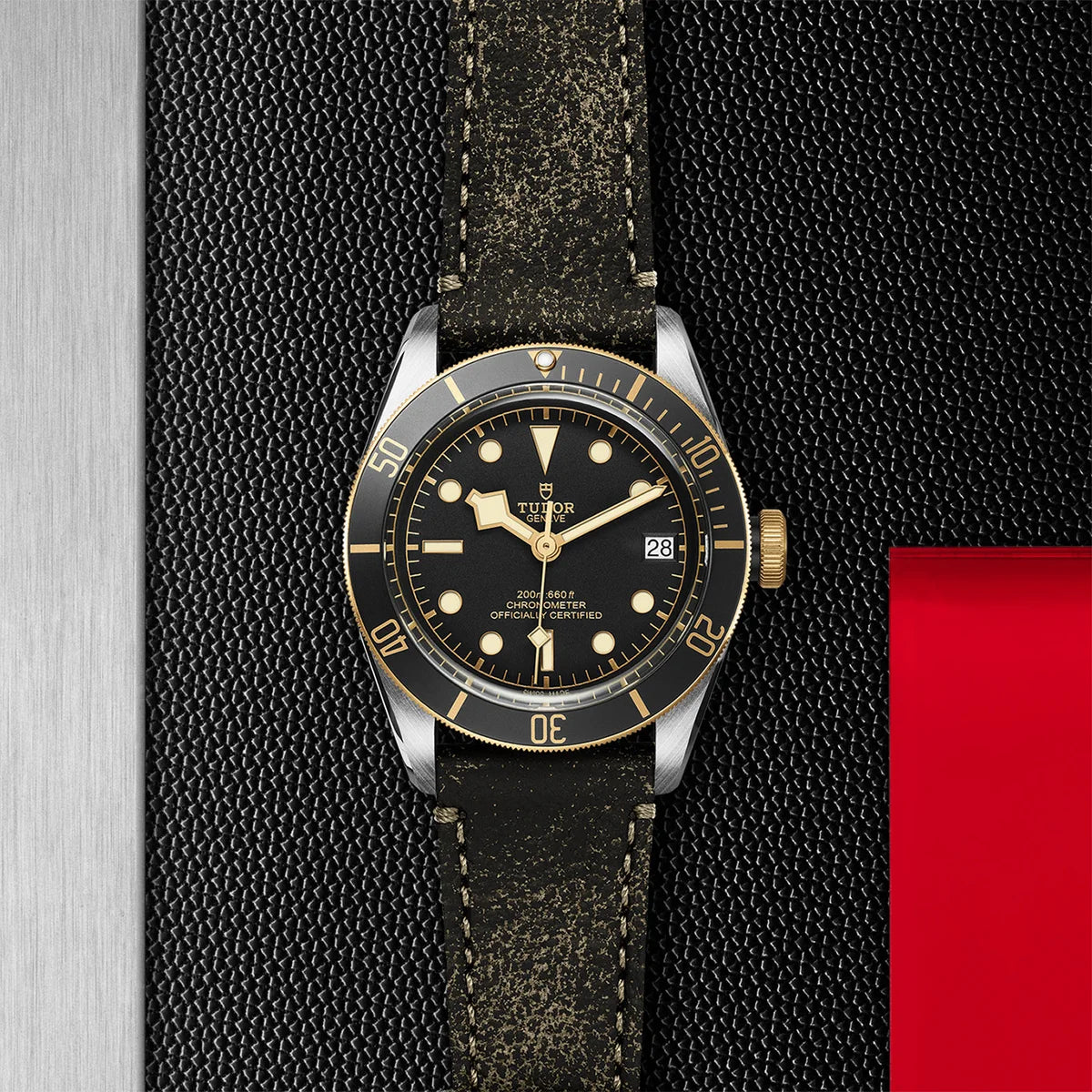 Black Bay S&G 41mm - Black Dial on Leather Strap