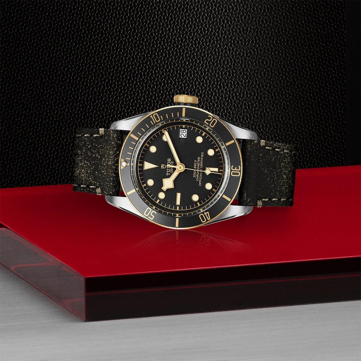 Black Bay S&G 41mm - Black Dial on Leather Strap