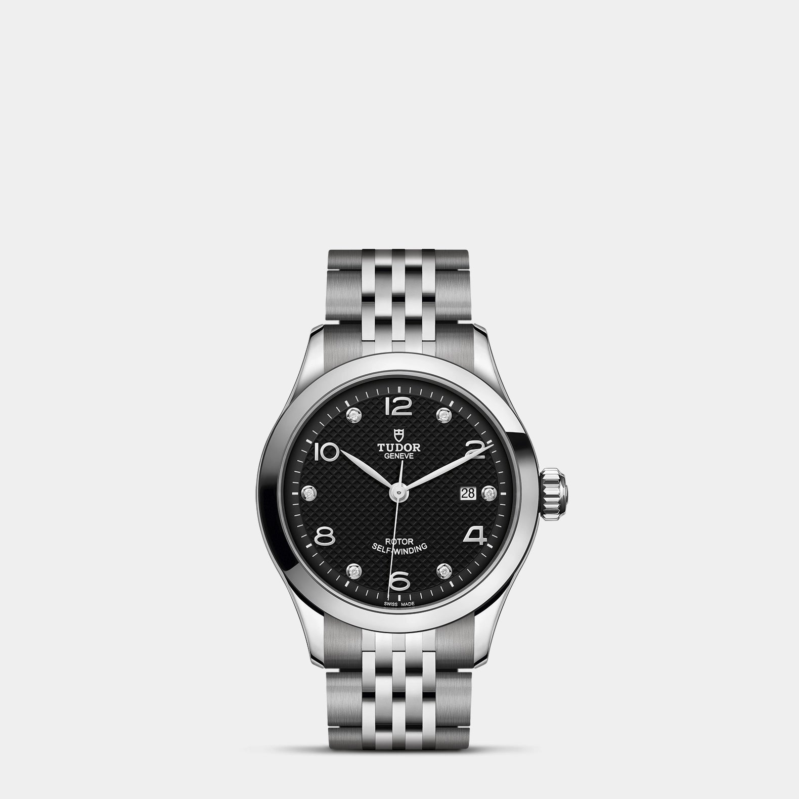 1926 28mm - Black Diamond Dial on Bracelet