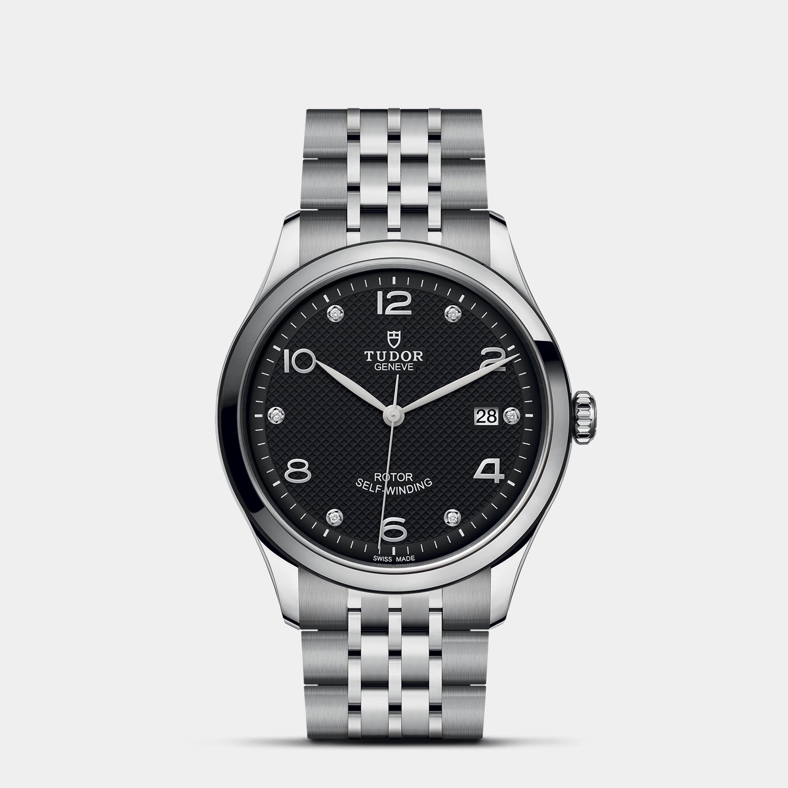 1926 39mm - Black Diamond Dial on Bracelet