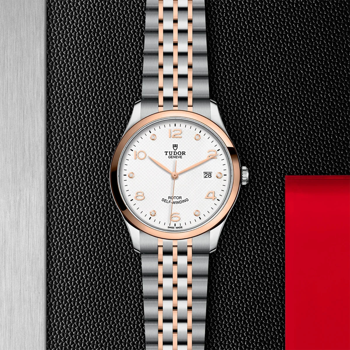 1926 Two-Tone 41mm - White Diamond Dial on Bracelet
