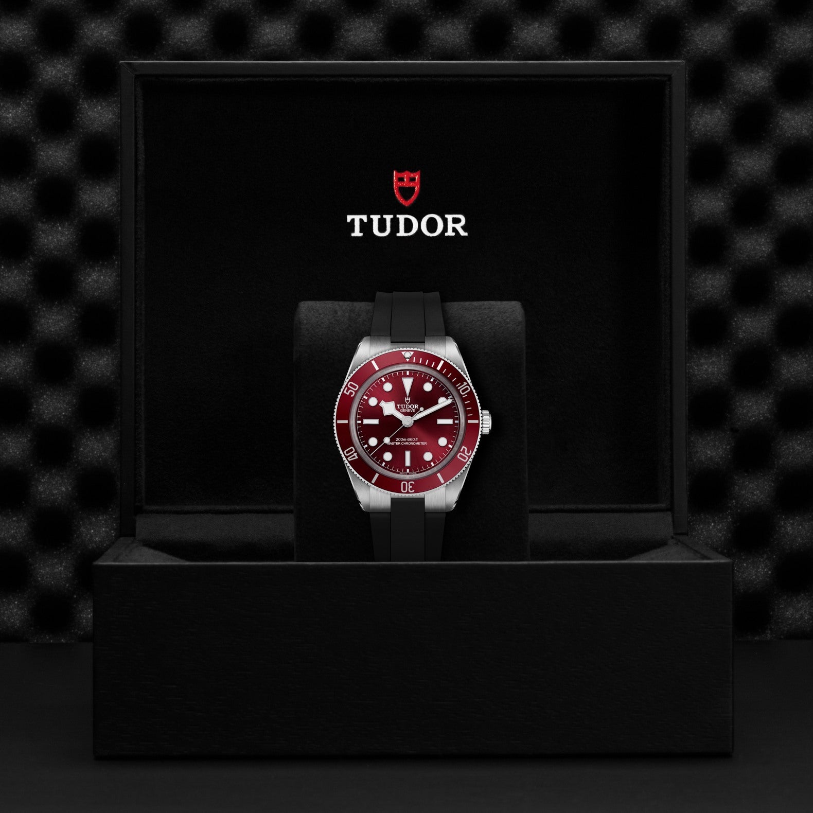 Black Bay 58 39mm - Burgundy Dial on Rubber Strap