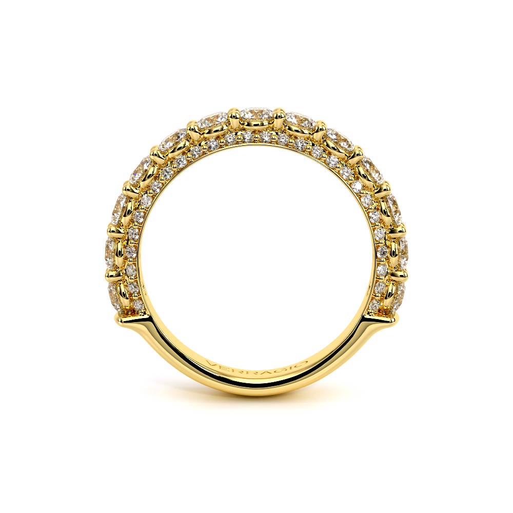 Classic Diamond Wedding Ring 14k Yellow Gold - CTR-0489