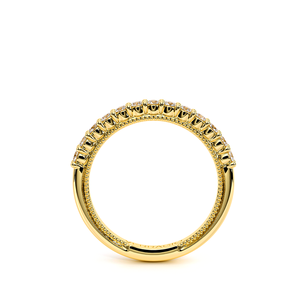 Diamond Wedding Ring 14k Yellow Gold - VEN-5084