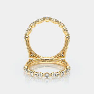 Vintage Diamond Wedding Ring 18k Yellow Gold - VNG-2202